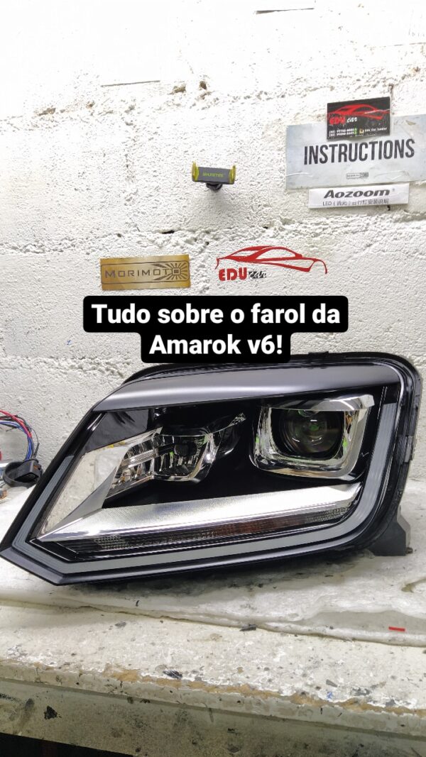 curso modificacao farois amarok retrofit drl