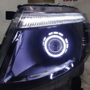 Farol Biled com DRL e angel para Ford Ranger 2012 a 2016