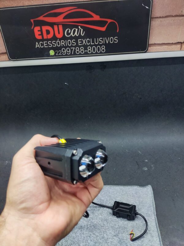 Auxiliar duplo led blindado