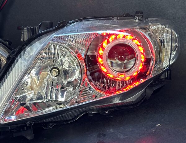 Farol Toyota Corolla 2009-2011Projetor BILED e Angel RGB