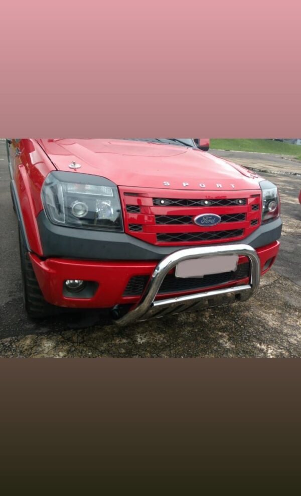 Farol Ford Ranger Projetor Bi-led com máscara negra