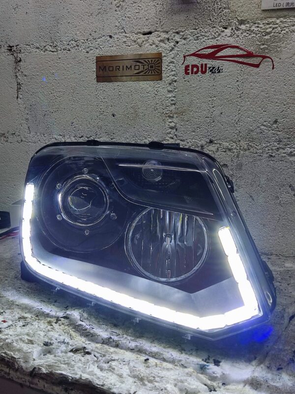 Farol Volkswagen Amarok Biled e DRL com seta sequencial