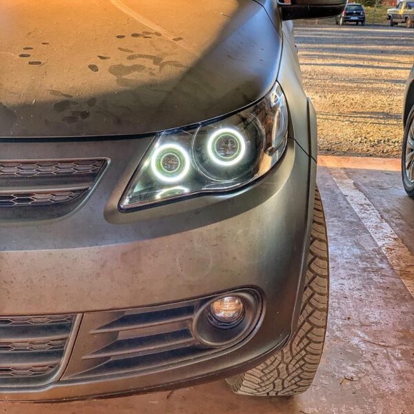 Farol Volkswagen GOL , Saveiro , Voyage G5 4 Projetores e 4 Angel ALL BLACK
