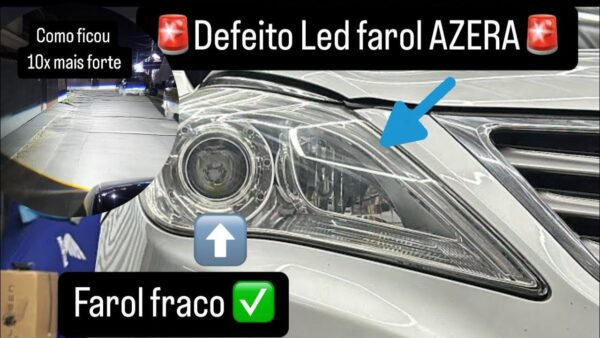 Serviço Farol Hyundai Azera 2012 a 2017