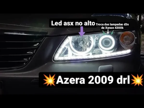 Serviço Farol Hyundai Azera 2008 a 2009