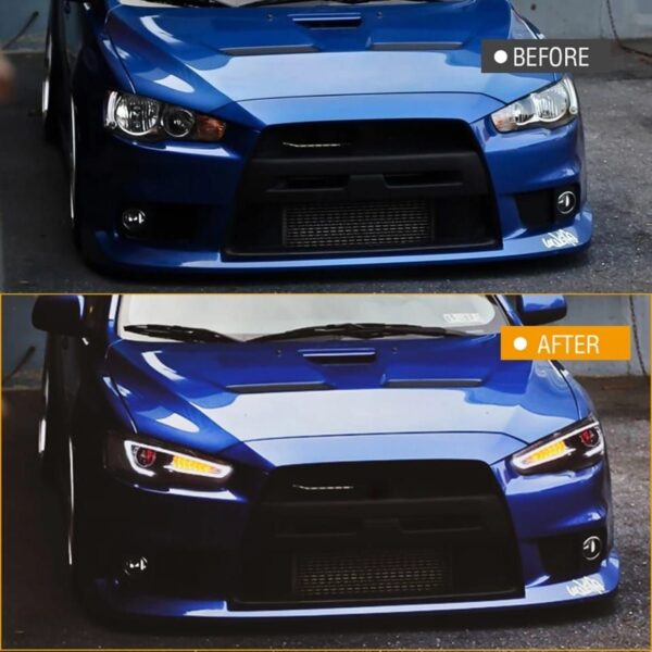 Farol Mitsubishi Lancer Full LED