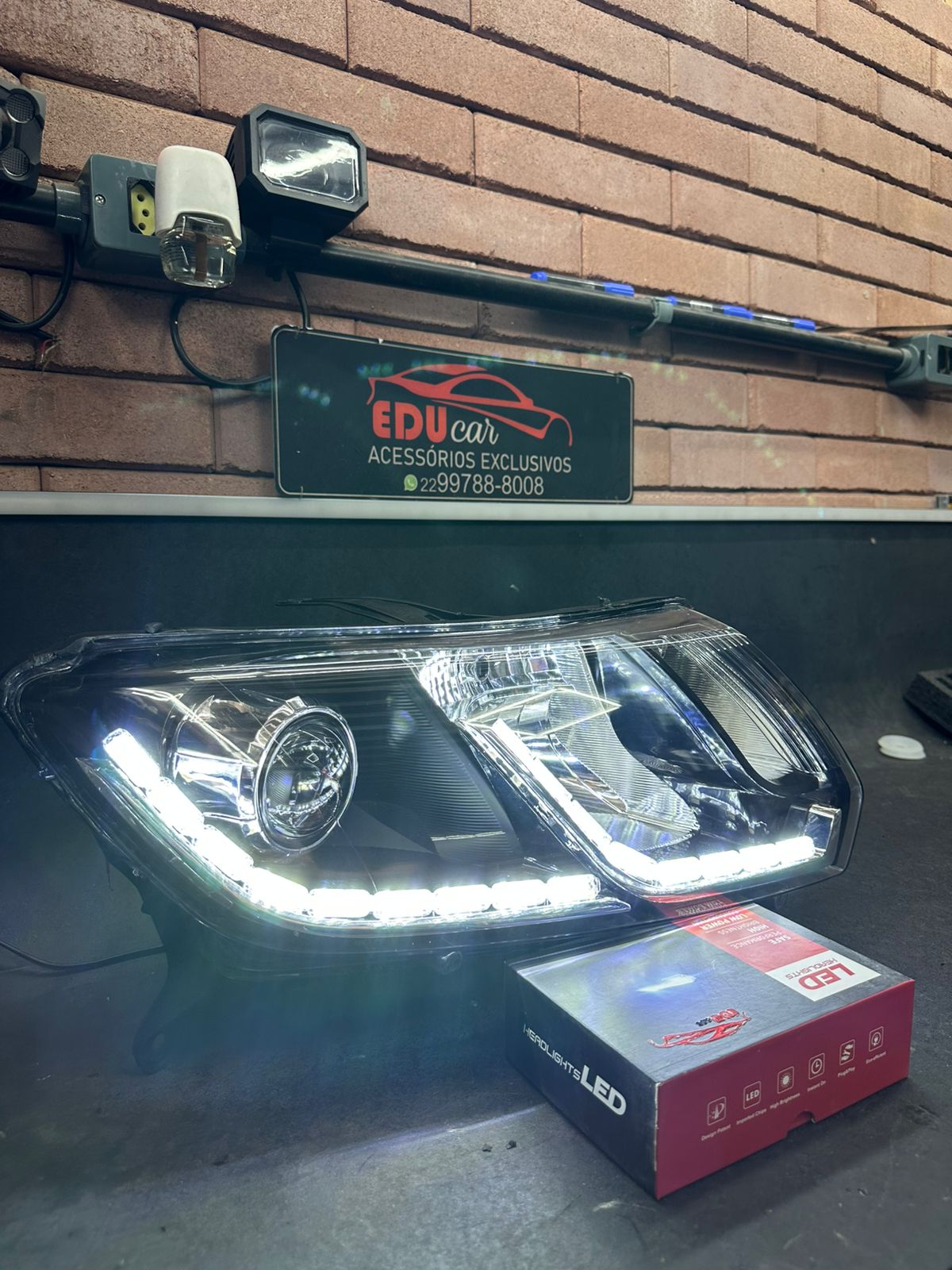 Projeto Farol Renault Sandero RS - Imagem 4