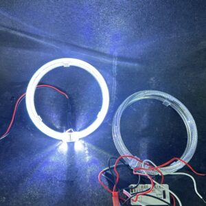 Angel Eyes 120 mm /95 mm /80mm branco led cree