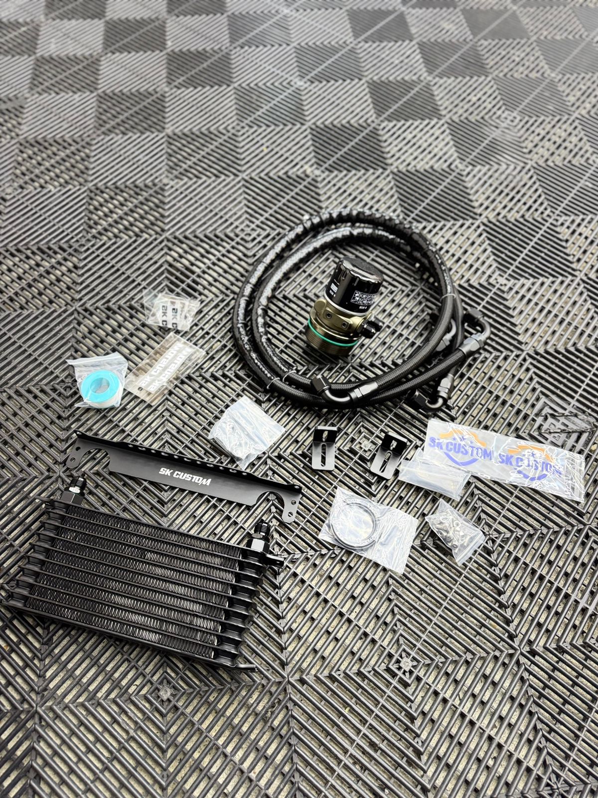 Kit resfriador óleo Toyota LEXUS 1gr 2gr 3gr 4gr — Projetos Personalizados — SKU resfriador